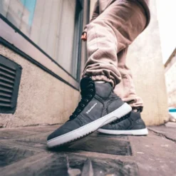 Be Lenka Adults Barebarics Hifly Sneakers Grey -Happy Little Soles Shop hifly grey1