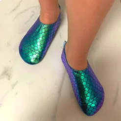 Slipfree Kids Ivy Pool Shoes (Foil Print) -Happy Little Soles Shop ivylifestyle21024x1024