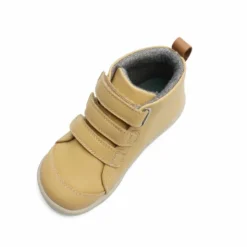 Bobux I-Walk Hi Court Sand -Happy Little Soles Shop iw sandhicourt 2