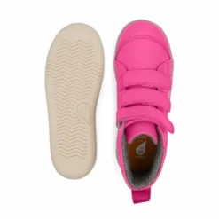 Bobux Kid+ Hi Court Fuchsia -Happy Little Soles Shop kp fuchsiahicourt 4