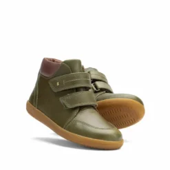 Bobux Kid+ Timber Boot Olive -Happy Little Soles Shop kp olivetimber 5