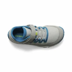 Merrell Kids Trail Glove 7 Grey/Blue/Lime -Happy Little Soles Shop mk266793 4