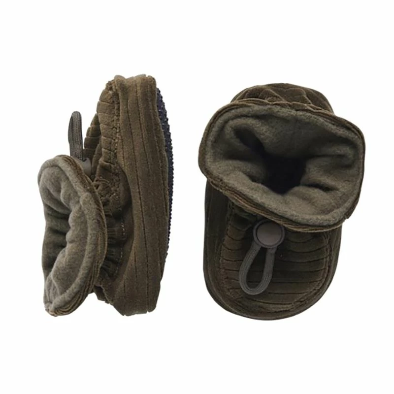 MP Denmark Velvet Booties Olive 3 MP Denmark Velvet Booties Olive