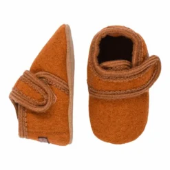 MP Denmark Wool Slippers Dark Orange Rust