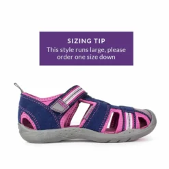 Pediped Sahara Navy Pink -Happy Little Soles Shop pediped sahara navy 2