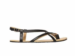 Sole Runner Ladies Rhea Sandal Black -Happy Little Soles Shop rhea side re