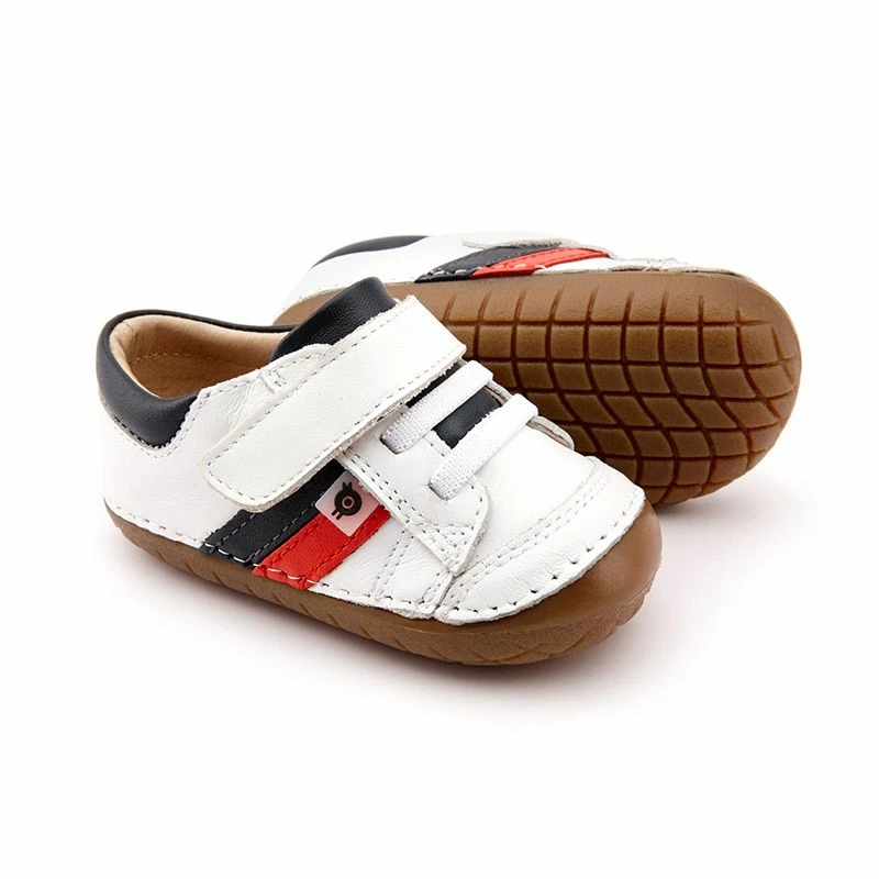 Old Soles Shield Pave Shoe Snow/Navy/Bright Red 6 Old Soles Shield Pave Shoe Snow/Navy/Bright Red - Image 4