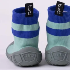 Turtl Socks In A Shell Aqua -Happy Little Soles Shop socksinashell aqua 4