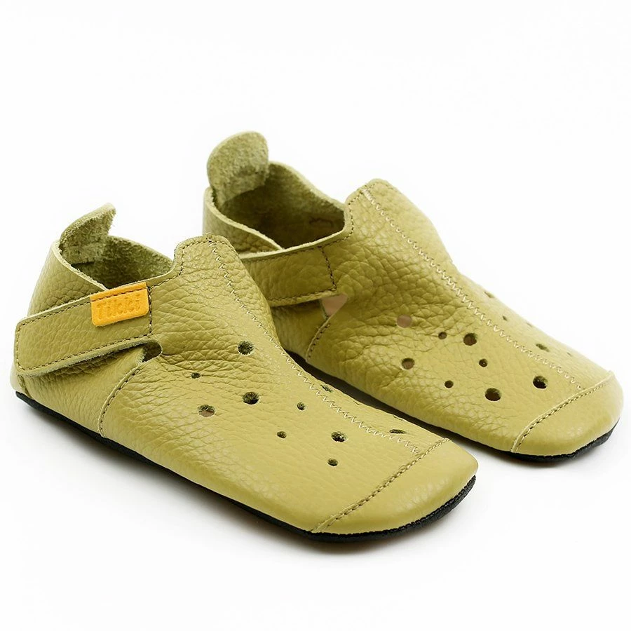 Tikki Kids Ziggy Shoes Lime Leather 3 Tikki Kids Ziggy Shoes Lime Leather
