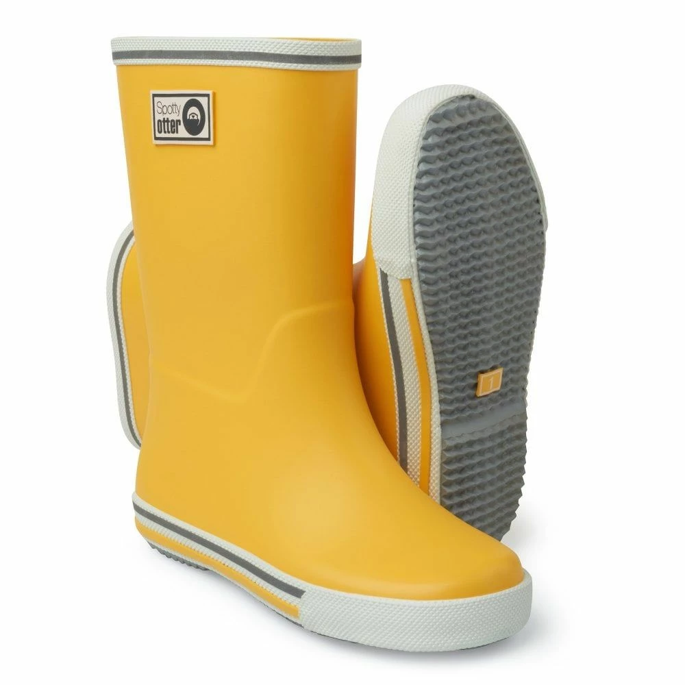 Spotty Otter Forest Ranger Wellies Yellow 4 Spotty Otter Forest Ranger Wellies Yellow - Image 2
