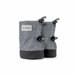 Stonz Soft Soled Booties Heather -Happy Little Soles Shop st bhegreyh s lg2