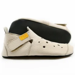 Tikki Kids Ziggy Shoes Cream Leather -Happy Little Soles Shop ziggyleathercream3