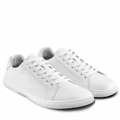 Be Lenka Adults Barebarics Leather Zoom Sneakers All White -Happy Little Soles Shop zoom leather white 3